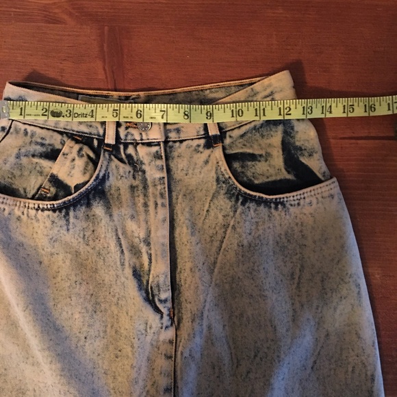 Last Exit Vintage Denim Jean Skirt - Picture 12 of 15